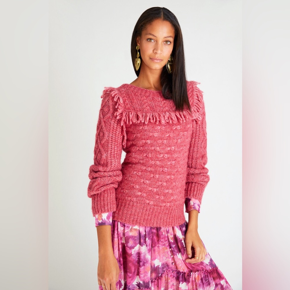 LoveShackFancy Alpaca Wool Kingston Pullover Sweater